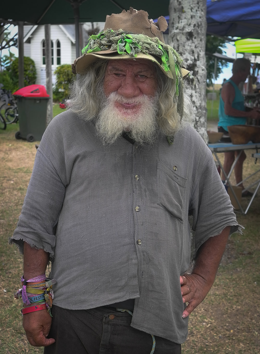 Bush poet, Port Douglas